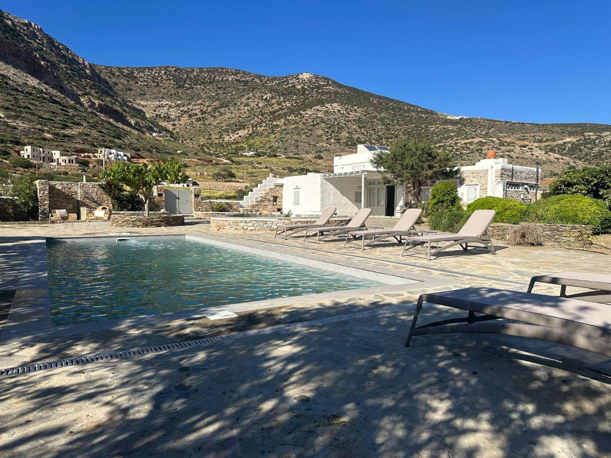 Villa River With Pool Kamares  Exterior photo
